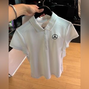 Nike Mercedes benz golf shirt polo collared button up